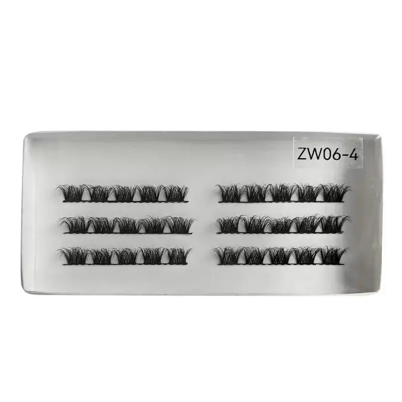 Maynice 2023 New Arriving Superfine Band Ribbon Cluster Faux Mink Lashes 100 Cruelty Free Wholesale Diy Pre Cut Lashes Extension