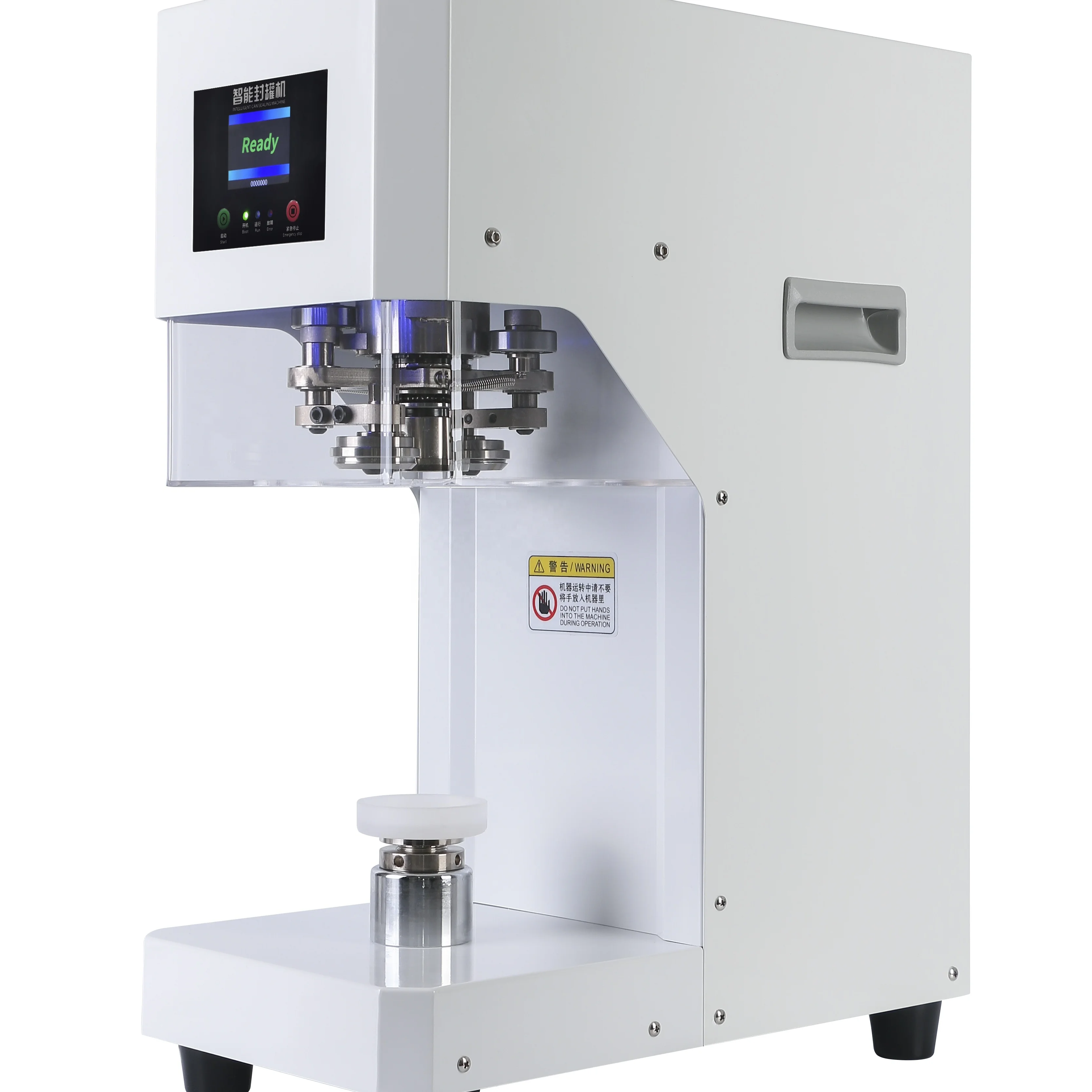 Intelligent Can Seamer Machine Non-rotary Model Cans Sealing Machine Full Automatic Model for Aluminium Cartons Plastic Machine