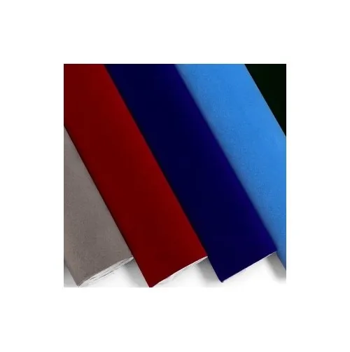 Black self-adhesive back viscose drawer decoration box lining packing pile flocking flannel back lining environmental fabric