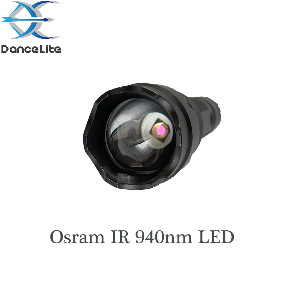 OEM гравировка логотипа 502B масштабируемый инфракрасный осветитель IR 940nm (SFH4725S) 1-режимный светодиодный