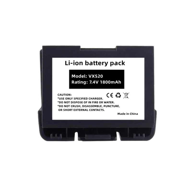 7 4 В 1800 мАч POS-терминал для оплаты литий-ионный сменный перезаряжаемый аккумулятор 24016-01-R VX520 VX670