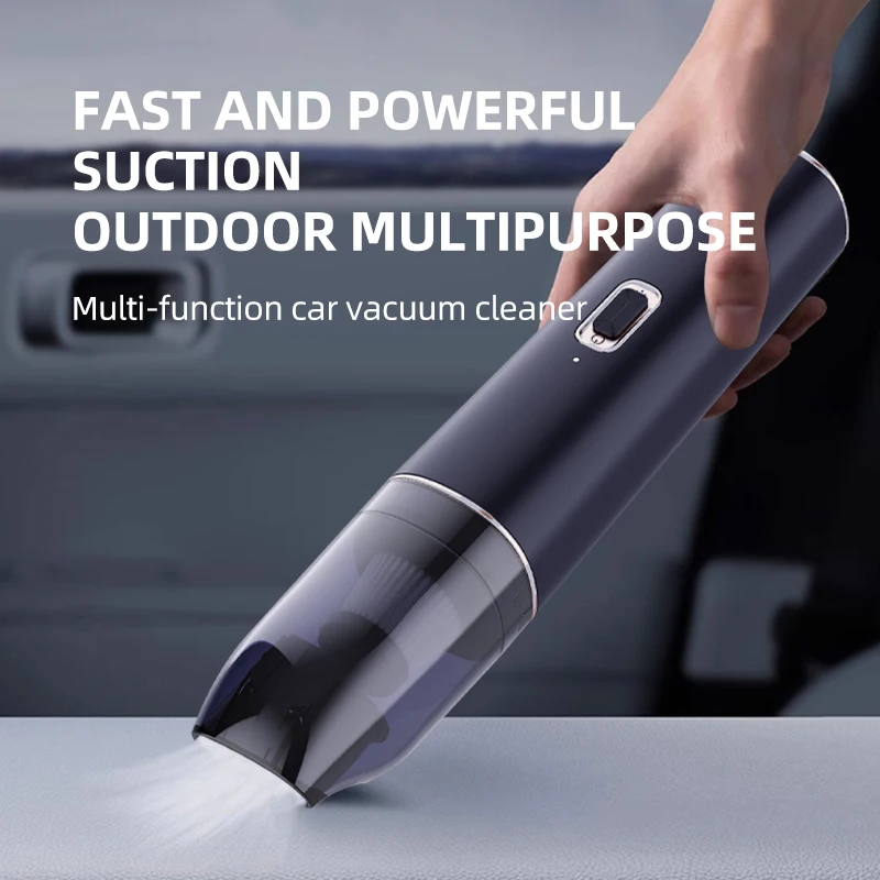 Portable Cordless Car Vacuum Cleaner Wireless Automotive Dust Catcher Cyclone Suction Mini Handheld Powerful Car Vacuum Cleaner