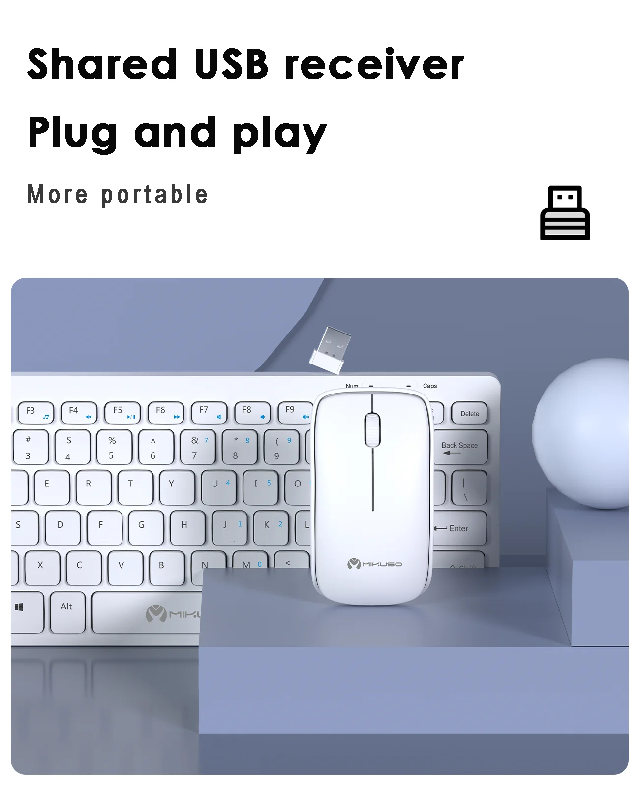 Оптовая продажа, дешевый офисный компьютер с 78 клавишами, 2,4g, беспроводная клавиатура и мышь