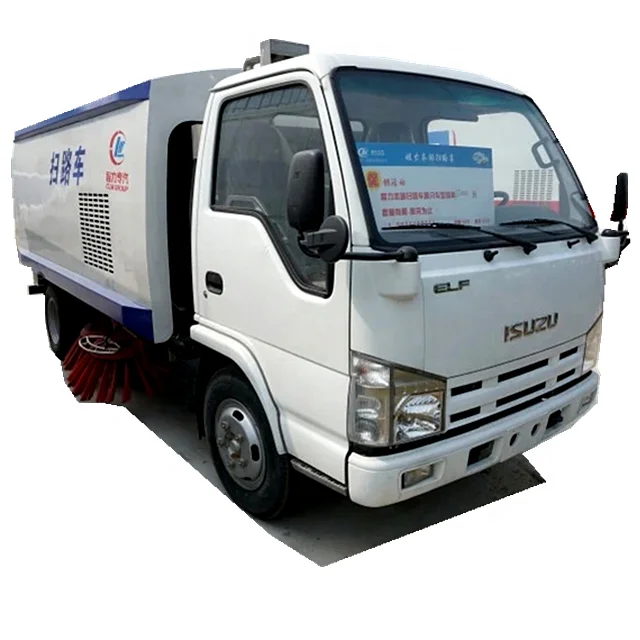 High Quality isuzu elf 4X2 Sweeper Cleaning Truck Sweeper Road Cleaning Truck