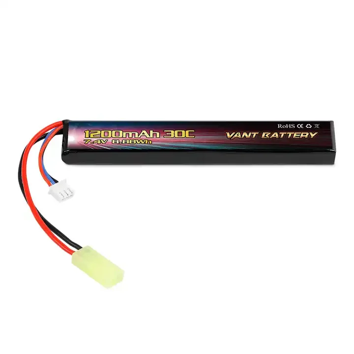 Аккумулятор Vant lipo 1200mah 30c 2s 7 4 V для страйкбола аккумулятор с разъемом Tamiya