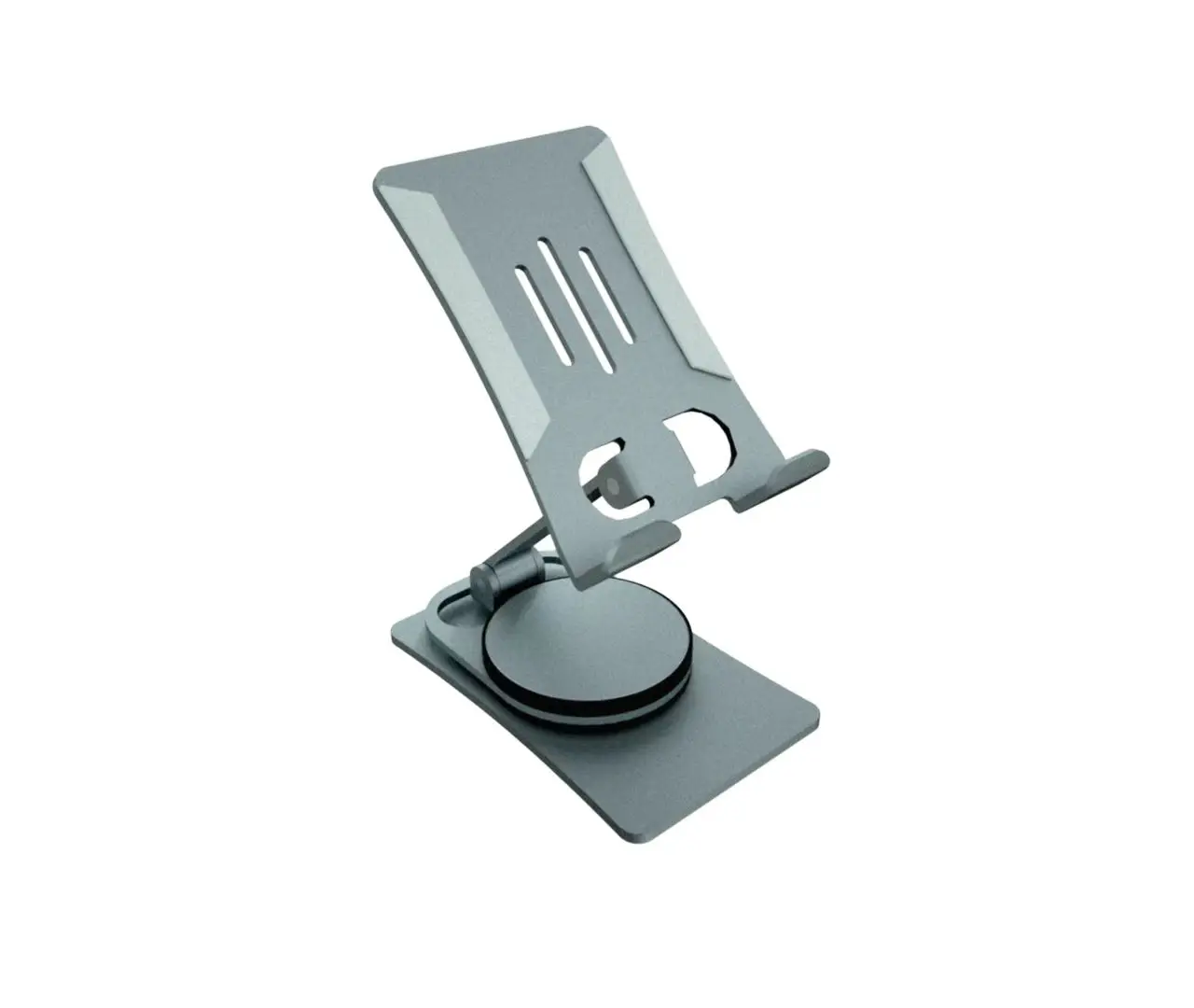 Easy Adjustable Base 360 Rotatable Dual Fold ind Mobile Phone Stand Holder