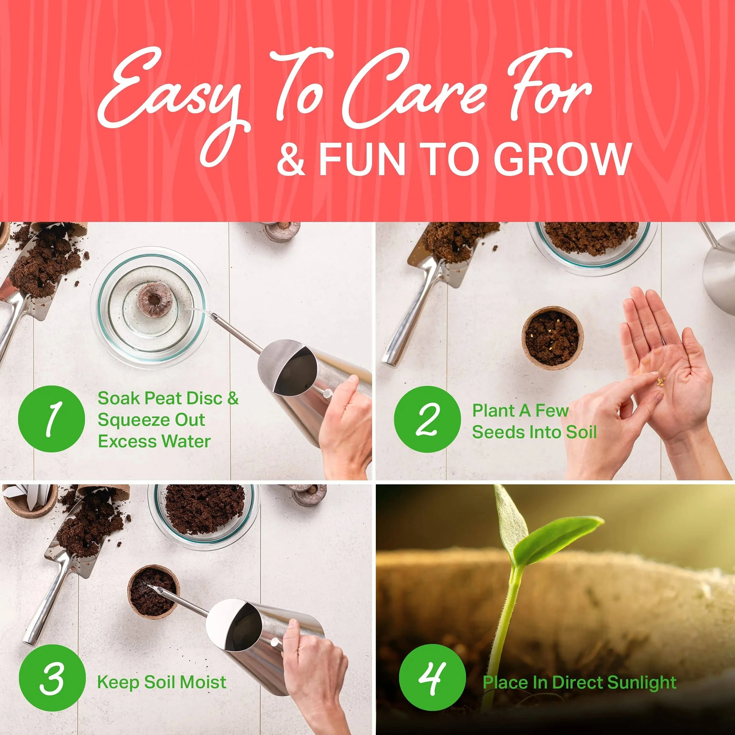 Plant Theatre Bonsai Kit Bonsai Trio Tool kit Gardening Gifts for Women & Men