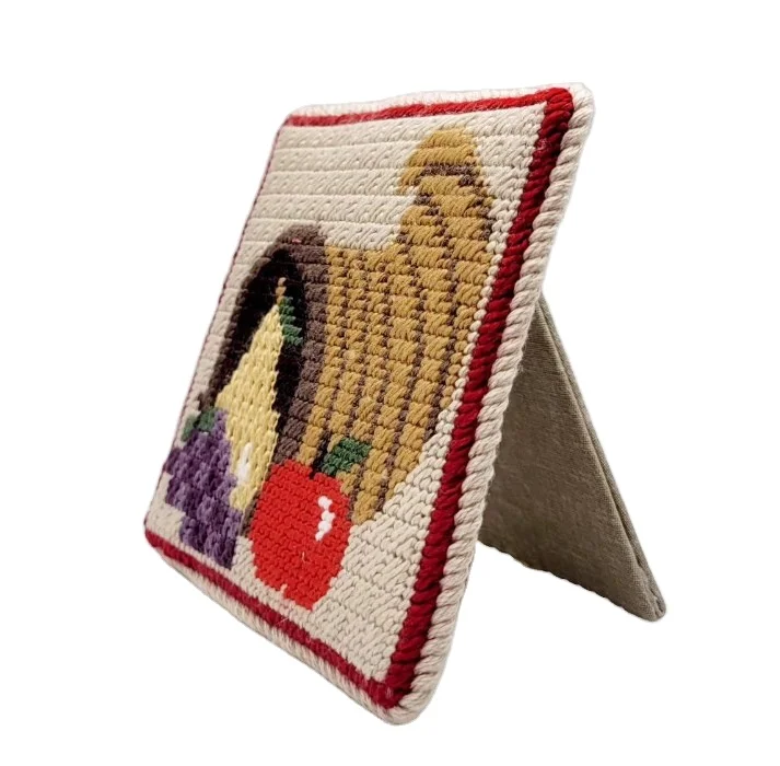 Custom Craft Needlepoint Cushion Cross Stitch Embroidery Photo Frame Display Table for Home Decoration Personalize Your Space