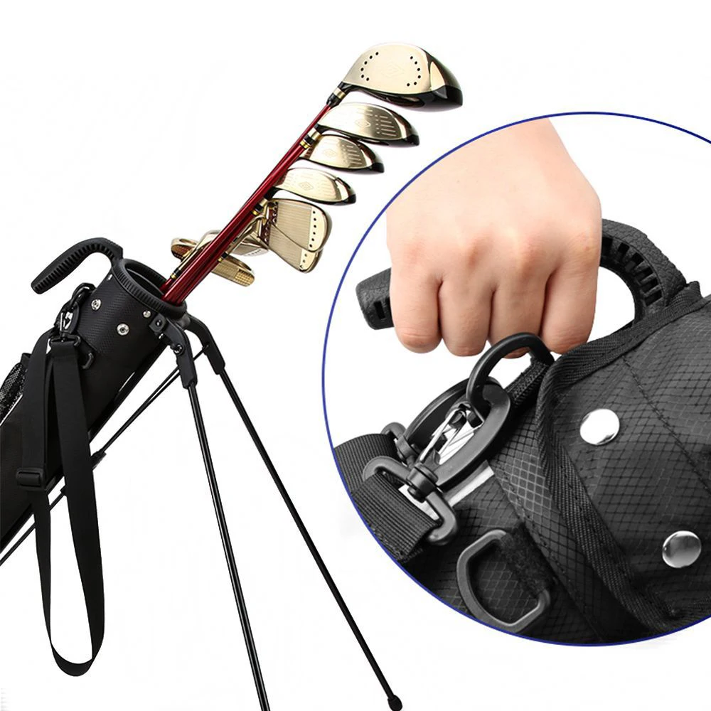 4 colours custom high capacity quality nylon golf stand bag holder waterproof and sunproof lightweight