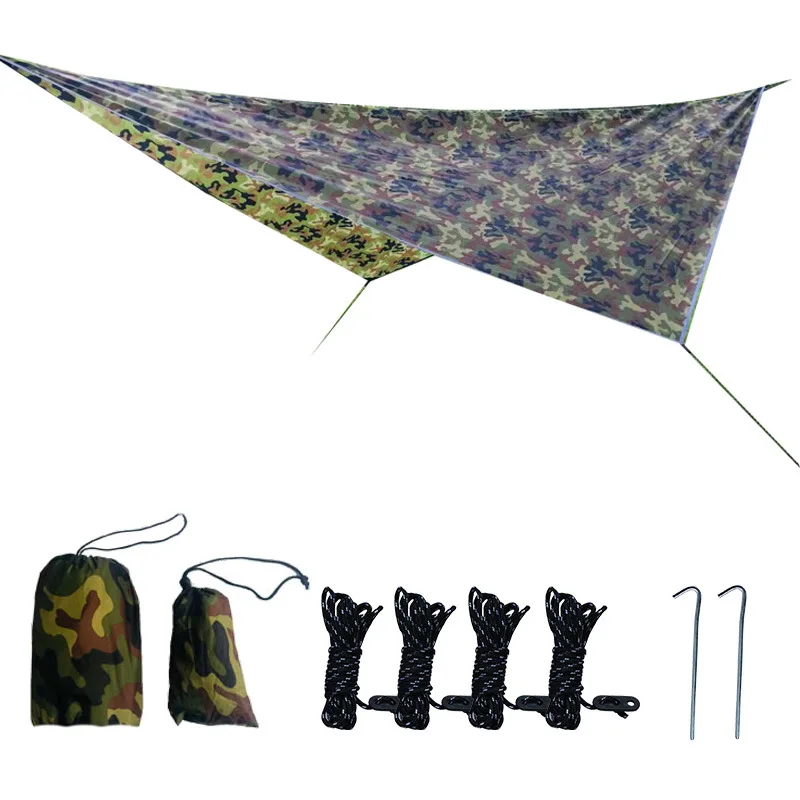 Wholesale Custom Outdoor Rain Fly Tent Tarp Waterproof Beach Tent Canopy Sunshade Cloth for Camping Suppliers