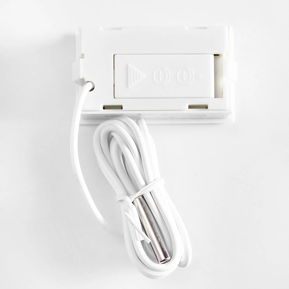 LCD Digital Thermometer Temperature Sensor Temp Meter Thermostat Thermal Regulator Controller 1M 2M Cable Probe TPM-10