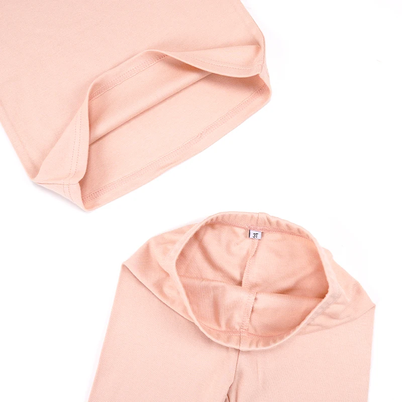 Toddler pajama set bamboo cotton wholesale two piece set kids toddler clothes set customize toddler girls sleepwear pyjamas