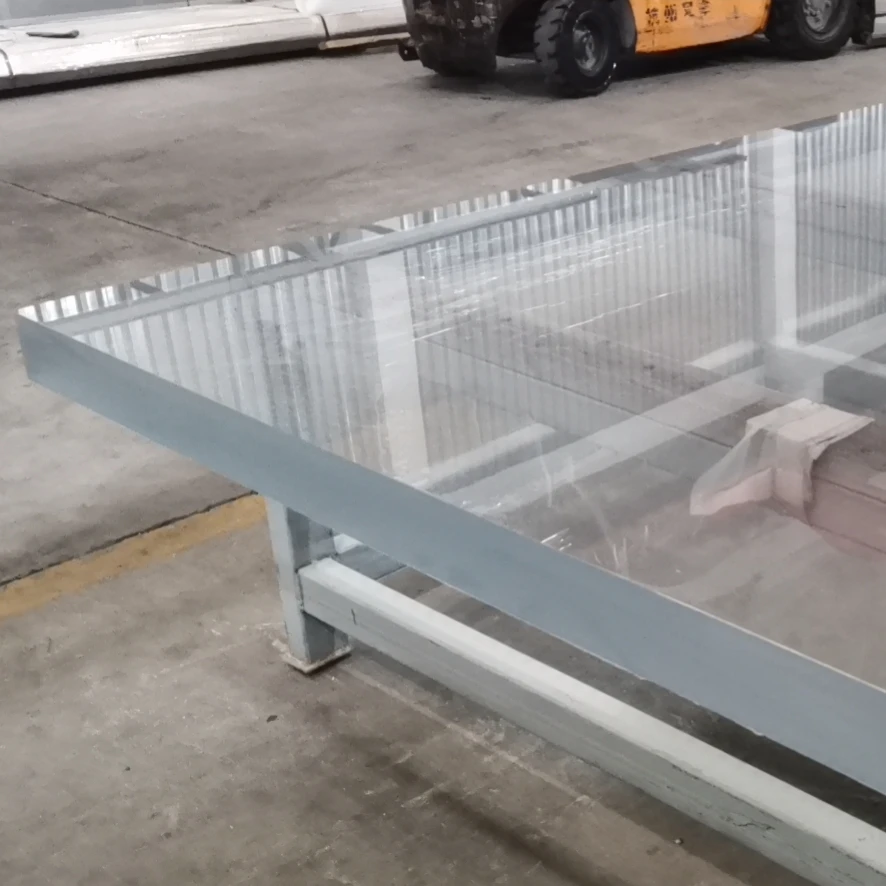 Grandview customer size  Clear Acrylic glass above ground swimming pool