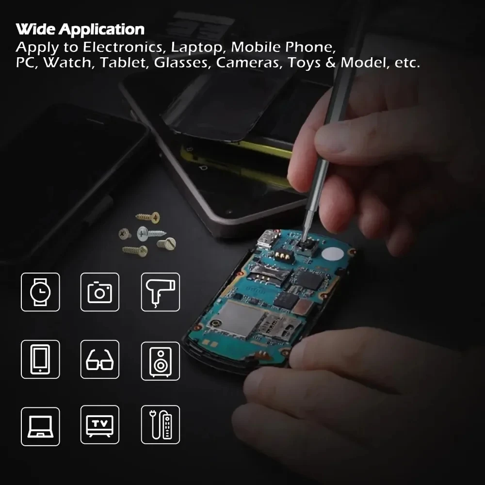24 in 1 Precision Screwdriver Set Multifunction Maintenance Disassembly Tool Suitable for Phone Watch Camera Glasses Sets