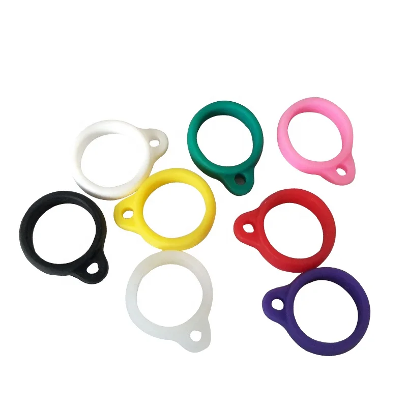 
13mm Ring silicone with buttonhole Anti slip rubber band vape ring Vape Band Covering Rubber Ring e cigarette 