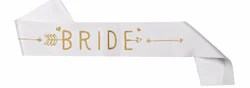 1 Pcs Cute Bride To Be Bride Tribe Sash Bachelorette Hen Night Party Bridal Shower Wedding Bridesmaid Decoration Gift Favor