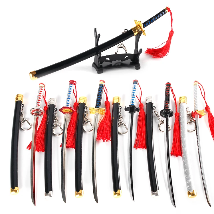 Брелок для ключей Xinrui с логотипом «Убийцы демонов» tanjiro mini katana модель меча брелки подарка или