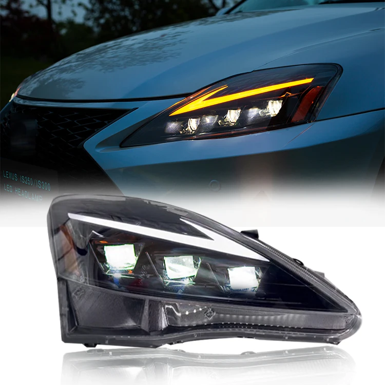 Best price car auto parts high quality  Headlamp Car Led Headlight For lexus IS250 IS300 06-12
