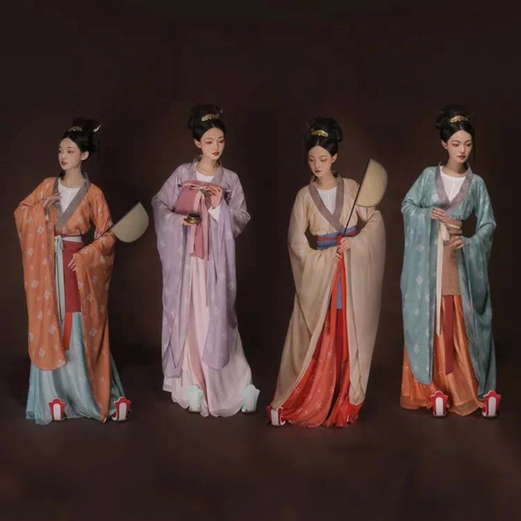 New Ancient chinese dress traditional clothing South and north dynasties Chinese Traditional Dress Hanfu for women