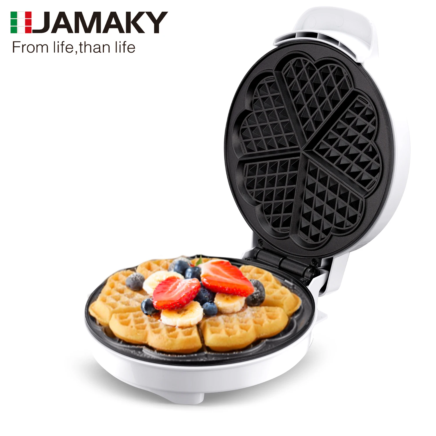 JMK Hot Sale Electric Waffle Maker Household Automatic temperature control  Machine For Breakfast  High Power 1500W