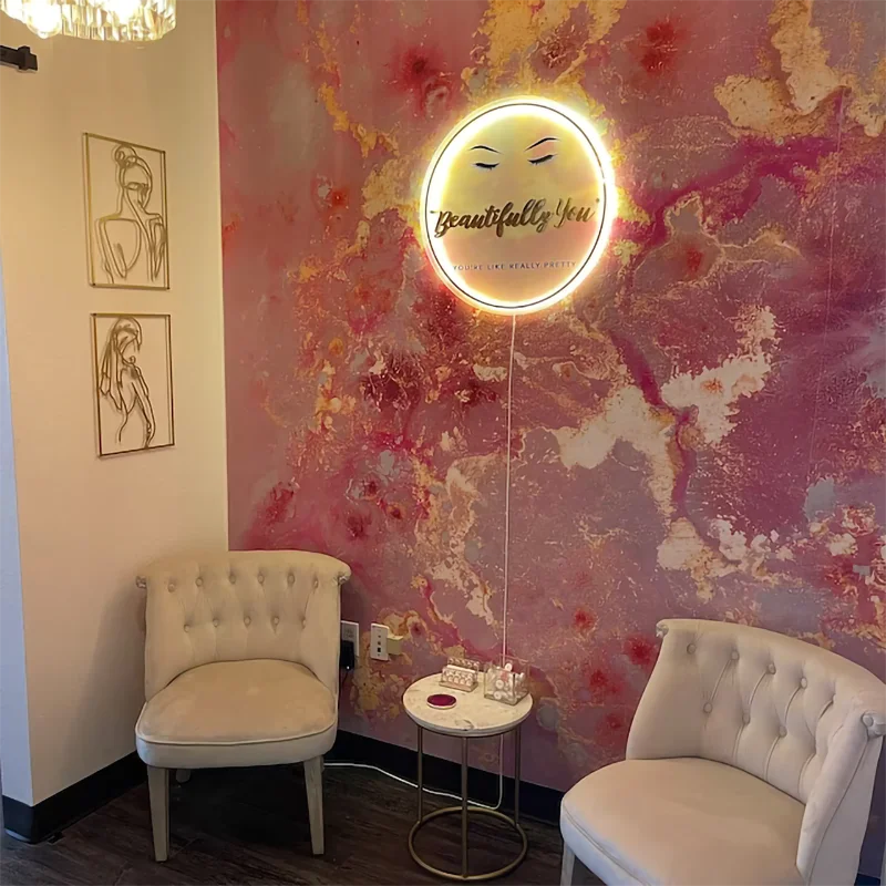 Rebow Hot-Selling Customized Led Channel Letters 3D Acrylic Logo Sign Metal Letter Signs For Indoor