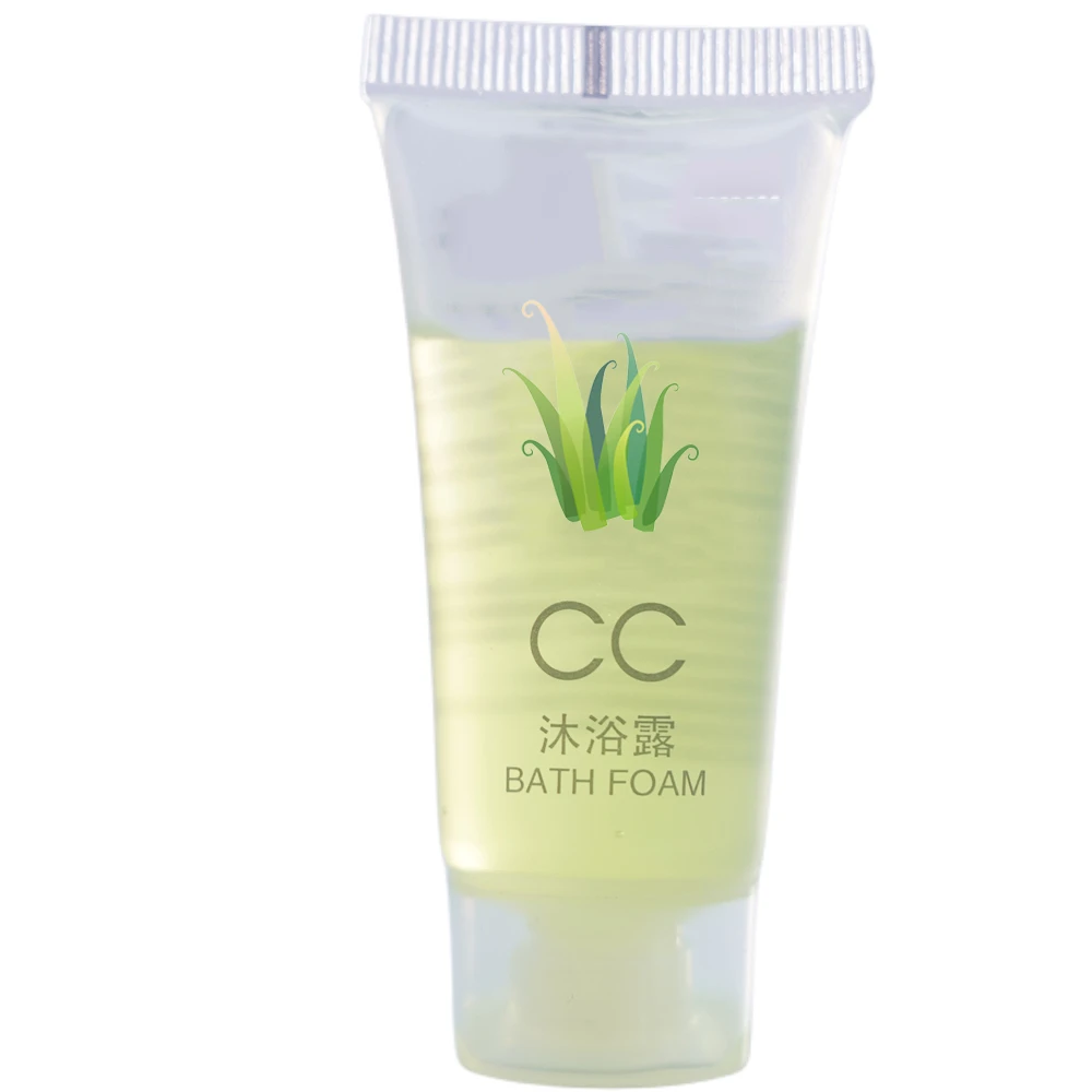 Wholesale hotel disposable shampoo bath gel tube travel 20ml 30ml mini soft cosmetic tube for shower gel