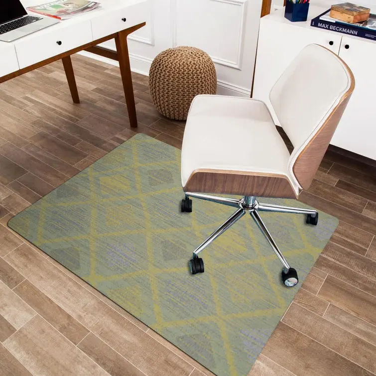 Rectangular Office Chair Mat for Carpets, floor protection mat office chair