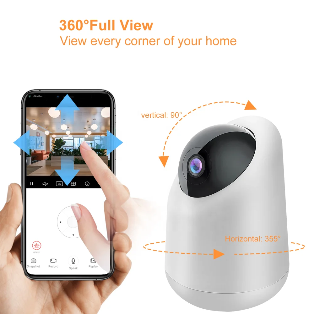 New Arrival Home Smart Security Camera V380 Pro 2MP 3MP Wifi IP Camera V380 Wireless Digital H.265 Security CCTV Baby Monitor Ca