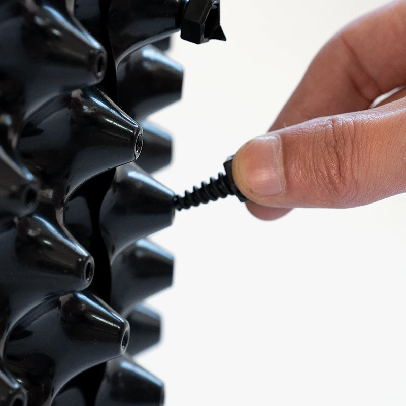 high quality Cylindrical plastic flower pots new durable double colors air roots pruning pots