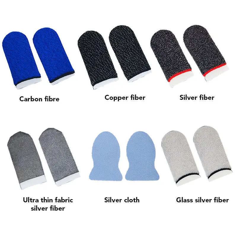 Mobile Gaming Gloves For Free Fire Touch Screen Sleeve Anti-sweat Finger Sets Finger Sleeves