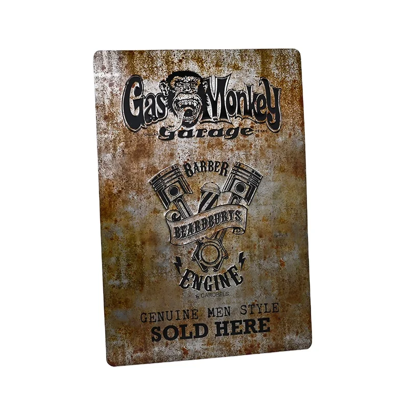 custom made decoration club bar sign aluminum wall sign plaque retro metal art vintage emboss metal tin sign