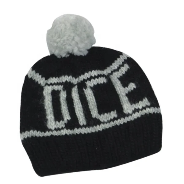 Cheaper Custom Design Unisex Solid Color Plain Comfortable Soft Knitted Hats Winter Beanies With Pom Pom