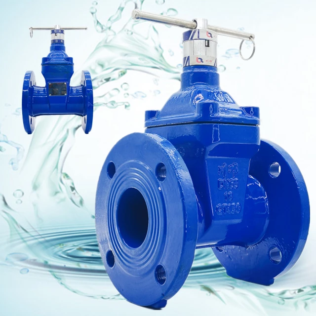 Blue flange gate valve price smart encryption soft seal valve stem for stainless steel valve body special tool to open