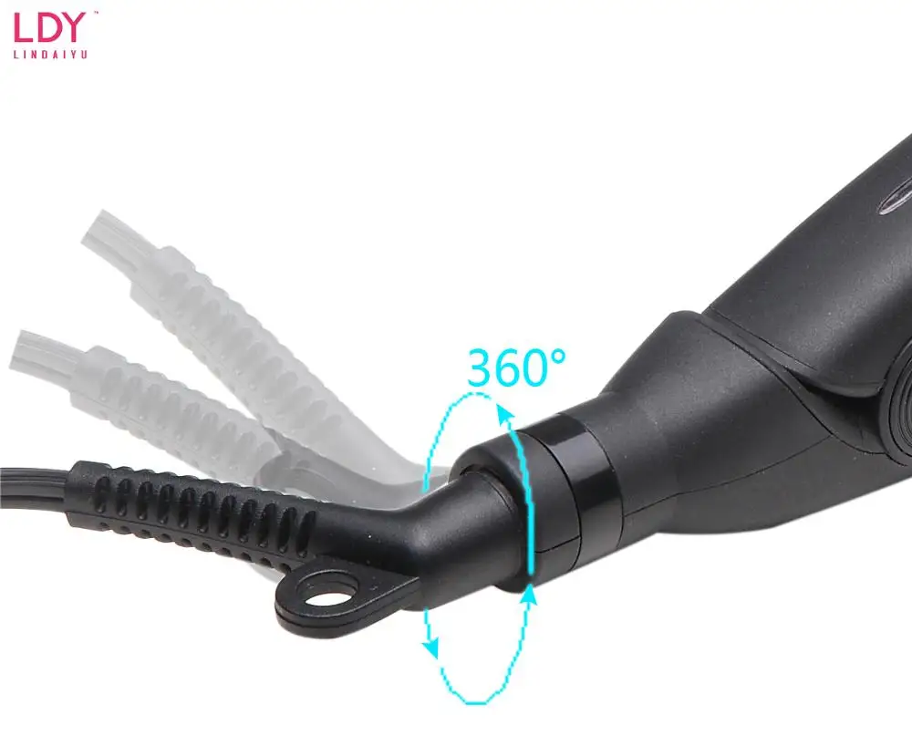 Профессиональный Выпрямитель для волос LDY, быстрое керамическое титановое выпрямитель для волос