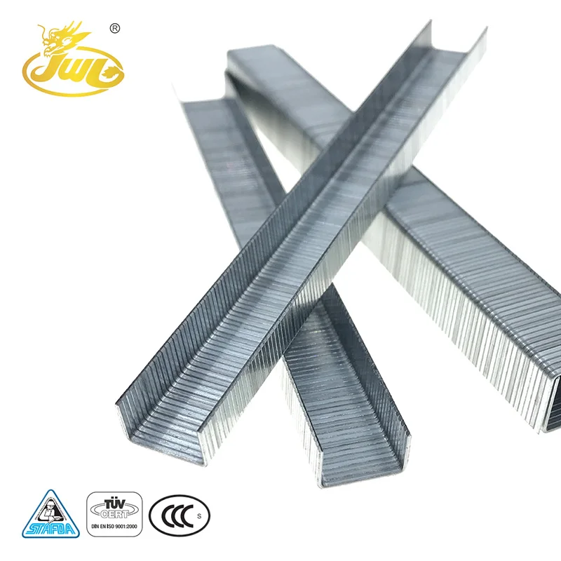 Modern Fancy Colorful 13MM 80 Series Furniture Staples 21GA U-Type Nail