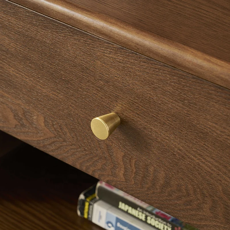 Simple Bedside Table Modern Solid Wood Bedroom Nightstands Mini European Locker