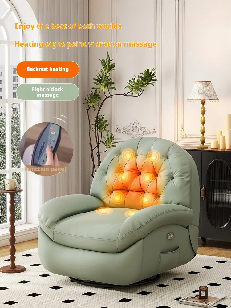 Electric adjustable angle sitting and reclining lazy sofa