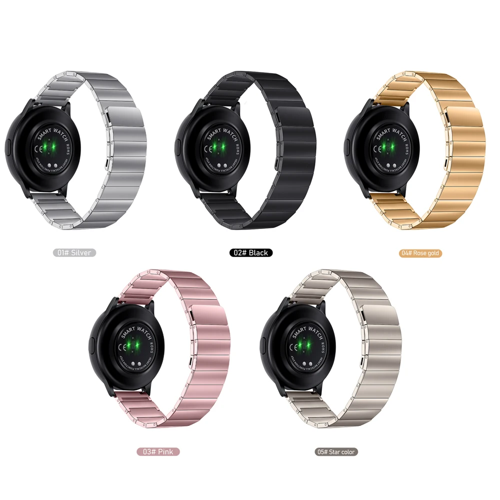 Suitable for Samsung Galaxy watch 3 4 5 metal straps magnetic stainless steel watch bands for Galaxy loop band magnetic strap
