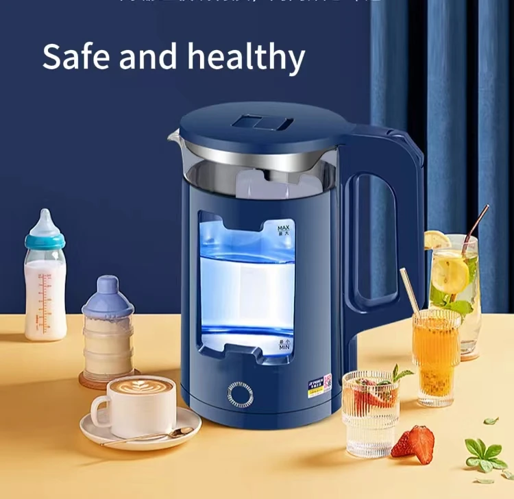 1500W 2L High Boron Glass Household Small Appliance Electric Kettle