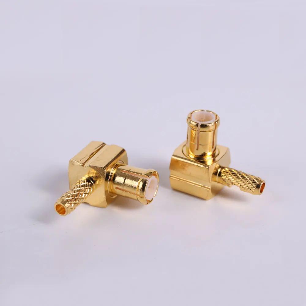 
 Прямой гнездовой разъем 50 Ом 7/16 Din для кабеля Mcx с углом до Rg316  