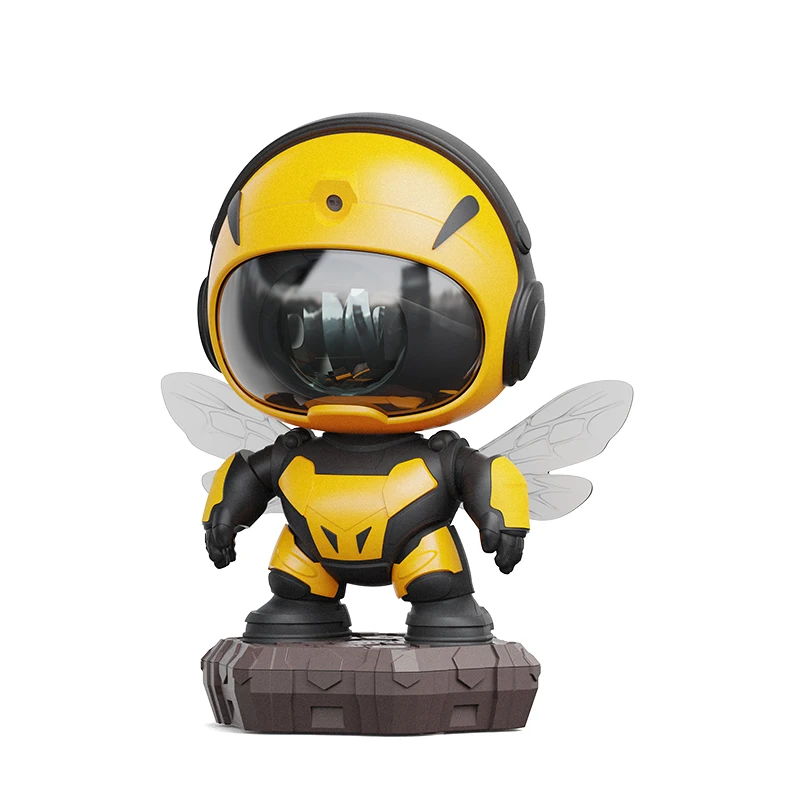 Bee Robot Toy Star Galaxy Projector Bee Nebula Ceiling LED Starry Night Light Projector Flowing Light for Bedroom Decor