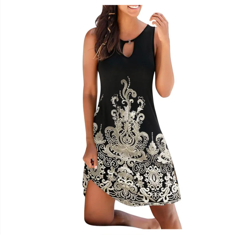 Sleeveless Fabric Skirt and Dress Eco-Friendly and Dry Cleanable Tights Silhouette with Custom Logo Order Model Number