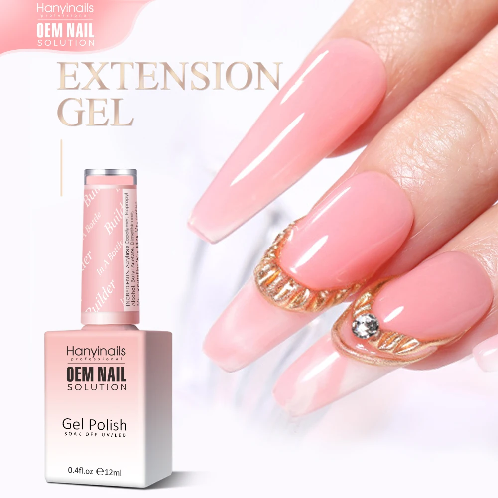 China Wholesale Clear Liquid Biab Led Uv Gel Polish 12ml Buildering Nails Extension Hema Free Gel Builder In A Bottle