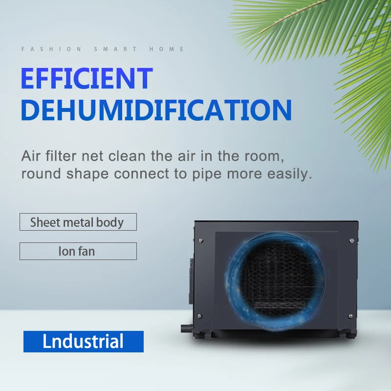 High Performance Ceiling Mounted Commercial Ducted Industrial Dehumidifier Wall Mounted Duct Ahu Dehumidifier With Reasonable Pr