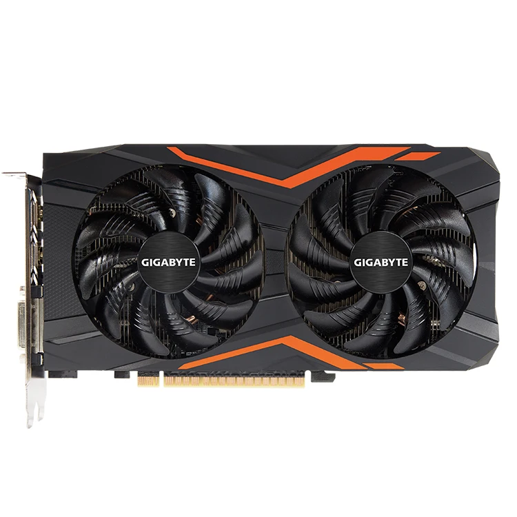 Видеокарта GIGABYTE NVIDIA GeForce GTX1050Ti G1 Gaming 4G с 4 ГБ GDDR5 128 бит памяти (GV-N105TG1