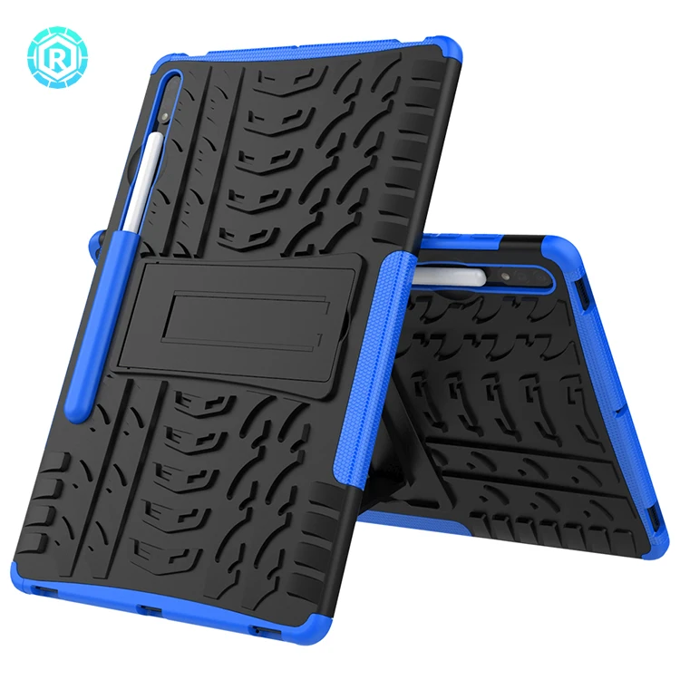Shockproof Double Protection Kickstand design Full cover For Samsung Galaxy Tab S7 PLUS 12.4