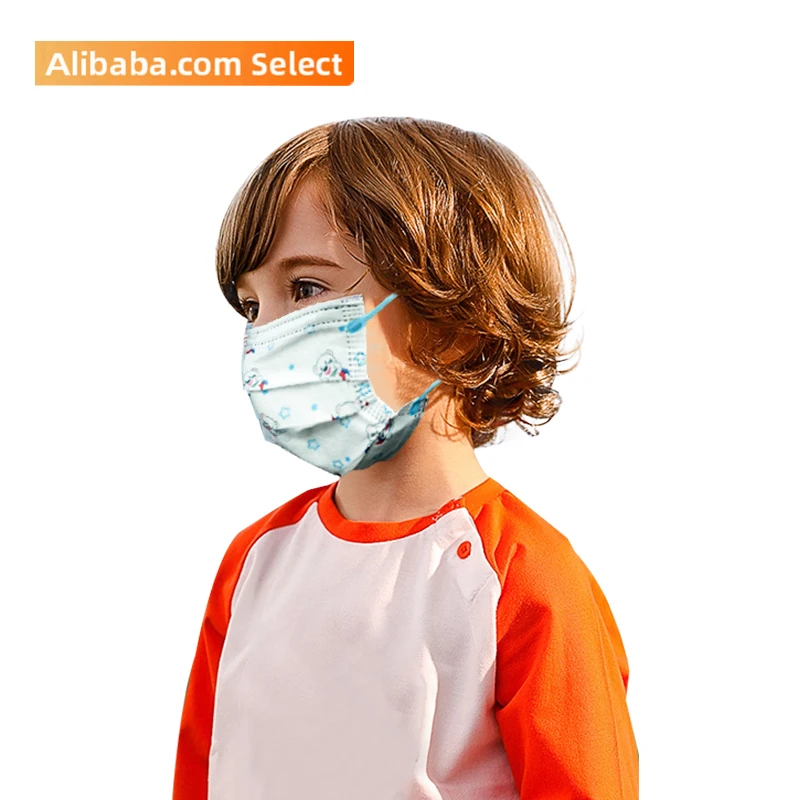 Детская маска для лица с заушными петлями маска для лица для детей