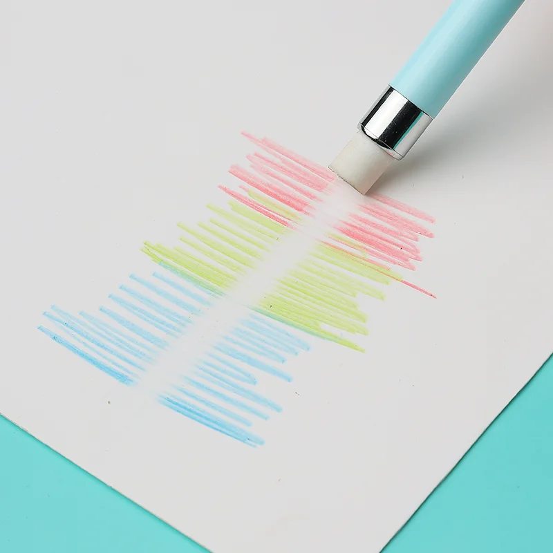 Customized Lapiceros Endless Everlasting Colores Infinito Pencil 12 colors Replaceable Infinite Colored pencil with Eraser