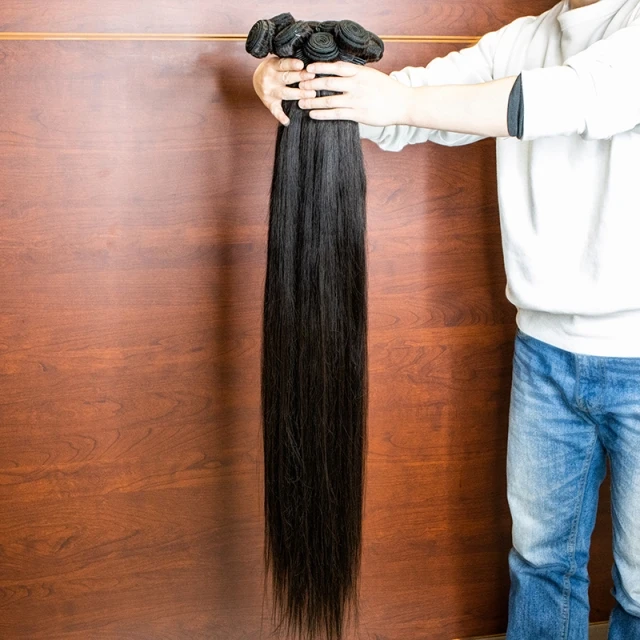 Wholesale 10a Grade Cuticle Aligned Vendors Raw Virgin Brazilian hair bundles Long 40 inch Body Wave Human Hair