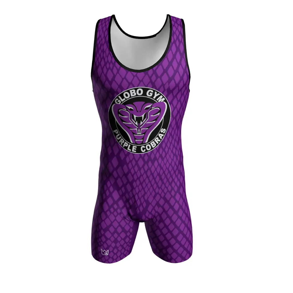 Custom professional wrestling singlet for man, sublimation professional wresgling singlet